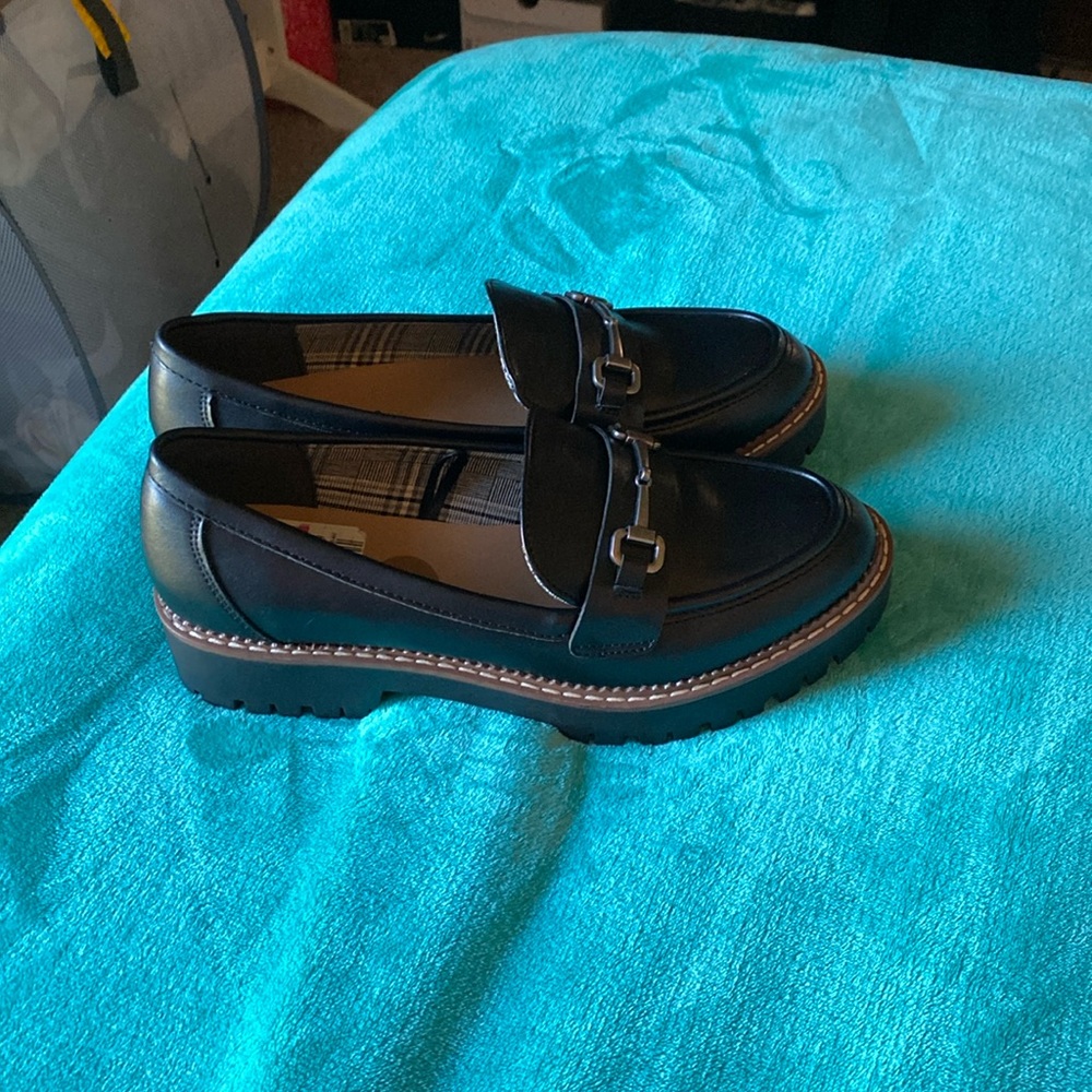 New, never worn loafers, woman’s size 8